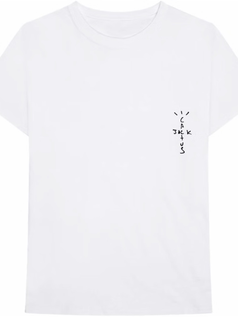 White Short-Sleeve Graphic Tee - Cactus Jack Style